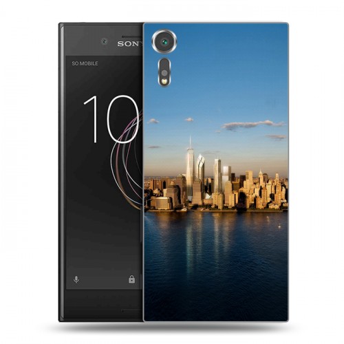 Дизайнерский пластиковый чехол для Sony Xperia XZs Нью-Йорк