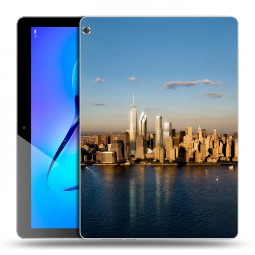 Дизайнерский силиконовый чехол для Huawei MediaPad M3 Lite 10 Нью-Йорк