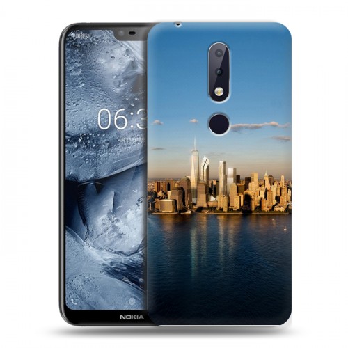 Дизайнерский пластиковый чехол для Nokia 6.1 Plus Нью-Йорк