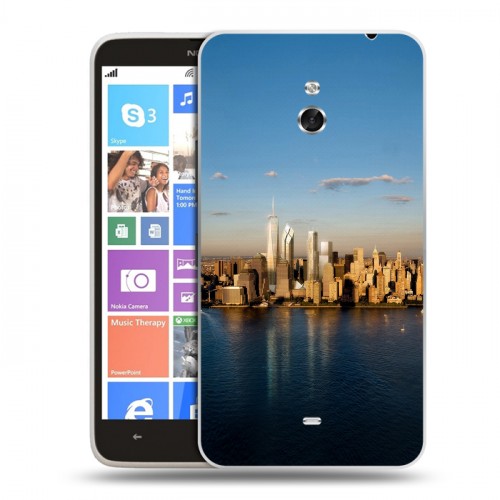 Дизайнерский пластиковый чехол для Nokia Lumia 1320 Нью-Йорк