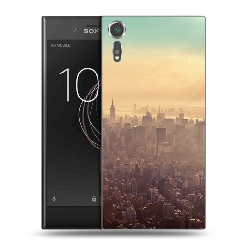 Дизайнерский пластиковый чехол для Sony Xperia XZs Нью-Йорк