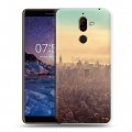 Дизайнерский пластиковый чехол для Nokia 7 Plus Нью-Йорк