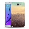 Дизайнерский пластиковый чехол для Samsung Galaxy Note 2 Нью-Йорк