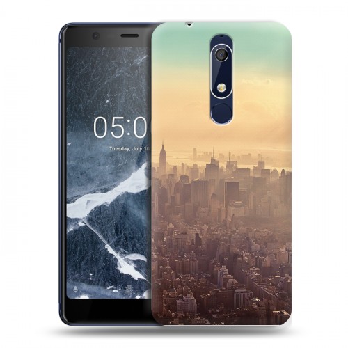 Дизайнерский пластиковый чехол для Nokia 5.1 Нью-Йорк