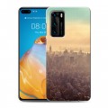 Дизайнерский пластиковый чехол для Huawei P40 Нью-Йорк