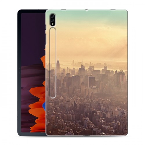 Дизайнерский силиконовый чехол для Samsung Galaxy Tab S7 Plus Нью-Йорк