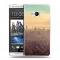 Дизайнерский пластиковый чехол для HTC One (M7) Dual SIM Нью-Йорк