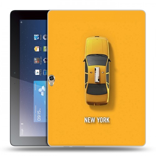 Дизайнерский пластиковый чехол для Huawei MediaPad M2 10 Нью-Йорк