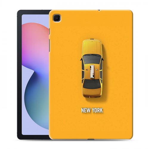 Дизайнерский силиконовый чехол для Samsung Galaxy Tab S6 Lite Нью-Йорк