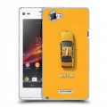 Дизайнерский пластиковый чехол для Sony Xperia L Нью-Йорк