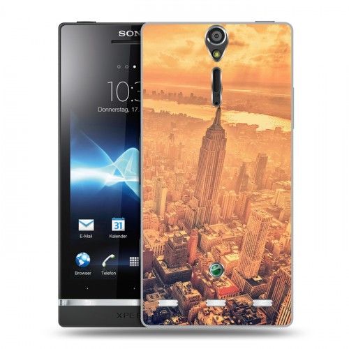 Дизайнерский пластиковый чехол для Sony Xperia S Нью-Йорк