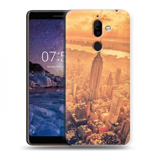 Дизайнерский пластиковый чехол для Nokia 7 Plus Нью-Йорк