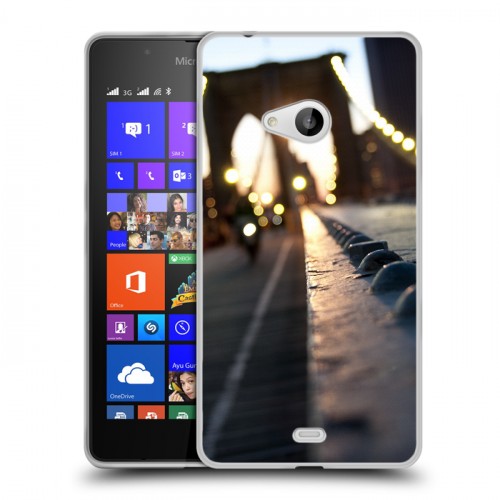 Дизайнерский пластиковый чехол для Microsoft Lumia 540 Нью-Йорк