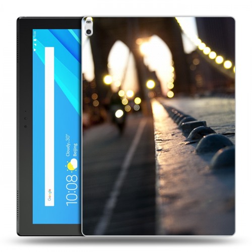 Дизайнерский силиконовый чехол для Lenovo Tab 4 10 Plus Нью-Йорк
