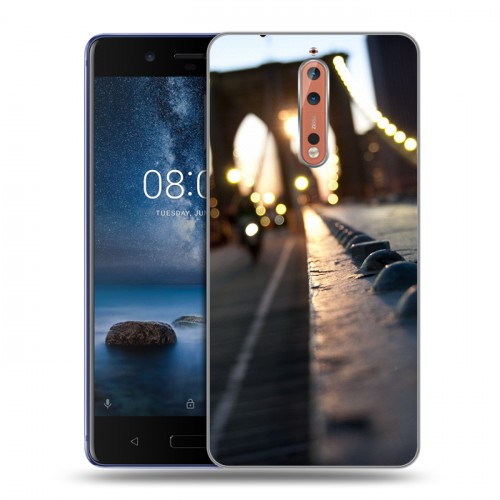 Дизайнерский пластиковый чехол для Nokia 8 Нью-Йорк