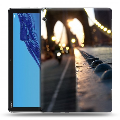 Дизайнерский силиконовый чехол для Huawei MediaPad T5 Нью-Йорк