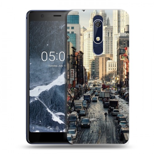 Дизайнерский пластиковый чехол для Nokia 5.1 Нью-Йорк