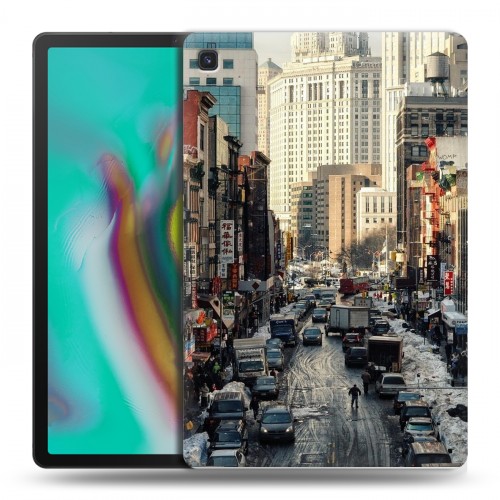 Дизайнерский силиконовый чехол для Samsung Galaxy Tab S5e Нью-Йорк