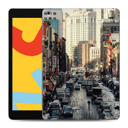 Дизайнерский силиконовый чехол для Ipad 10.2 (2019) Нью-Йорк