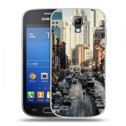 Дизайнерский пластиковый чехол для Samsung Galaxy S4 Active Нью-Йорк