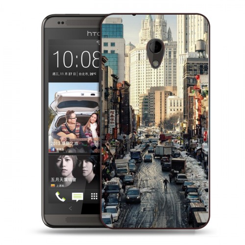 Дизайнерский пластиковый чехол для HTC Desire 700 Нью-Йорк