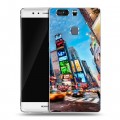 Дизайнерский пластиковый чехол для Huawei P9 Plus Нью-Йорк