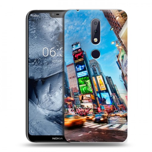 Дизайнерский пластиковый чехол для Nokia 6.1 Plus Нью-Йорк