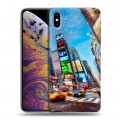 Дизайнерский силиконовый чехол для Iphone Xs Max Нью-Йорк