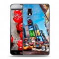 Дизайнерский пластиковый чехол для LG Optimus G Нью-Йорк