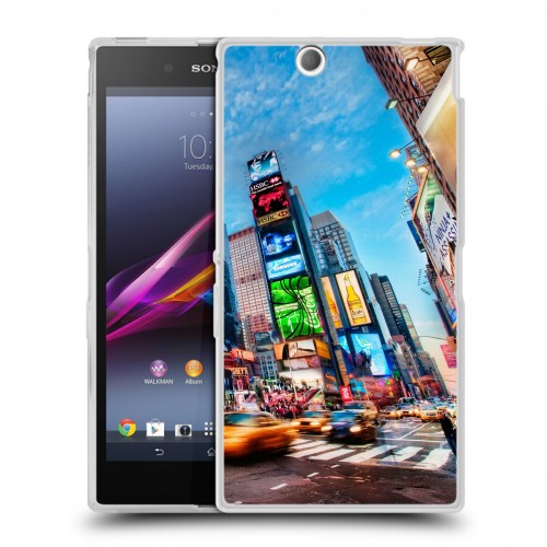 Дизайнерский пластиковый чехол для Sony Xperia Z Ultra  Нью-Йорк