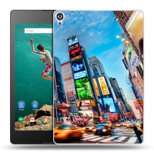 Дизайнерский пластиковый чехол для Google Nexus 9 Нью-Йорк