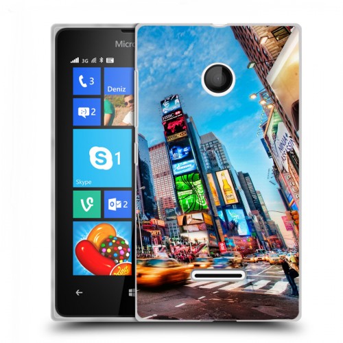 Дизайнерский пластиковый чехол для Microsoft Lumia 435 Нью-Йорк