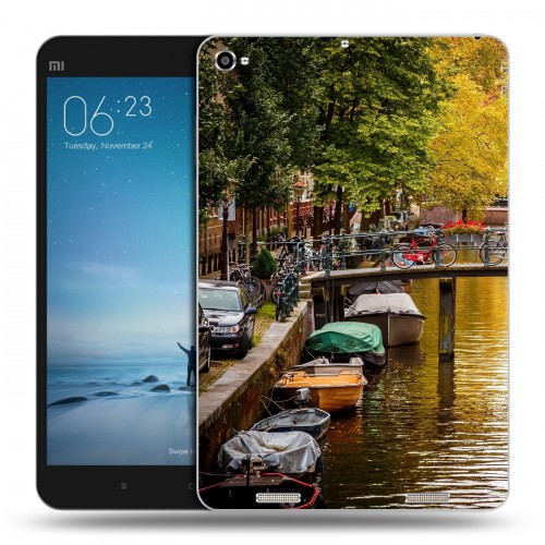 Дизайнерский силиконовый чехол для Xiaomi Mi Pad 2 амстердам
