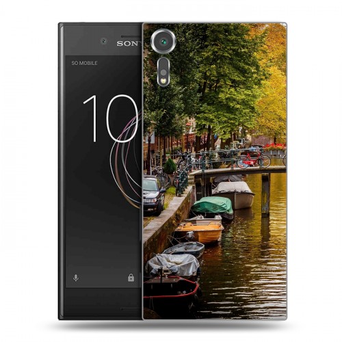 Дизайнерский пластиковый чехол для Sony Xperia XZs амстердам