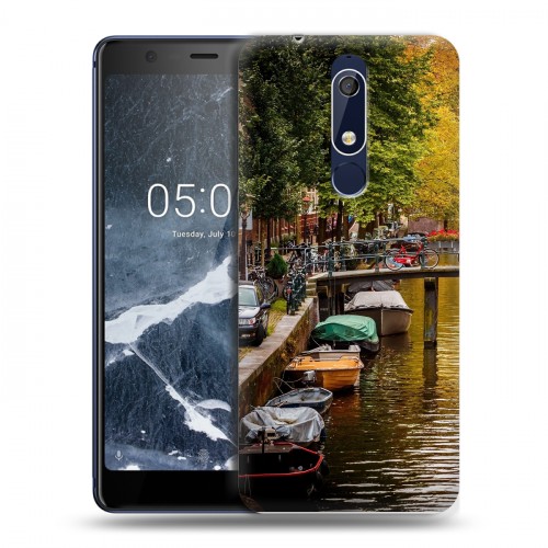 Дизайнерский пластиковый чехол для Nokia 5.1 амстердам