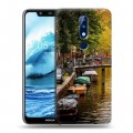 Дизайнерский пластиковый чехол для Nokia 5.1 Plus амстердам