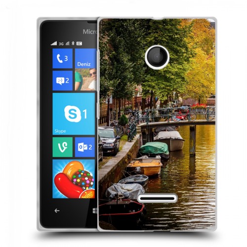 Дизайнерский пластиковый чехол для Microsoft Lumia 435 амстердам