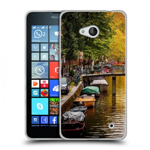 Дизайнерский пластиковый чехол для Microsoft Lumia 640 амстердам
