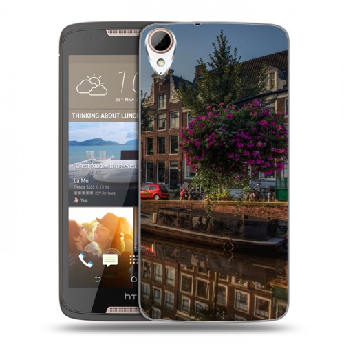 Дизайнерский пластиковый чехол для HTC Desire 828 амстердам