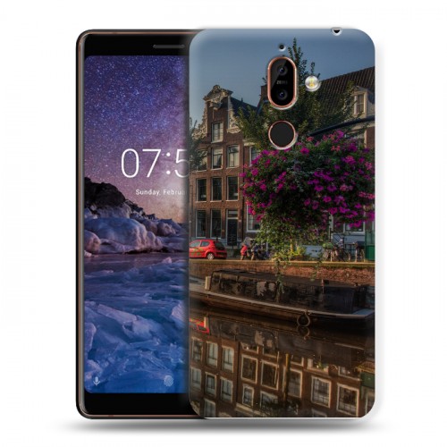 Дизайнерский пластиковый чехол для Nokia 7 Plus амстердам