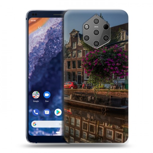 Дизайнерский силиконовый чехол для Nokia 9 PureView амстердам