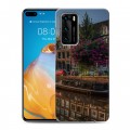 Дизайнерский пластиковый чехол для Huawei P40 амстердам