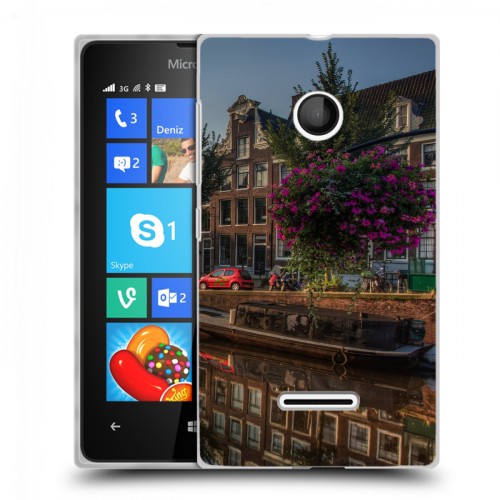 Дизайнерский пластиковый чехол для Microsoft Lumia 435 амстердам