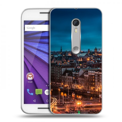 Дизайнерский пластиковый чехол для Lenovo Moto G амстердам