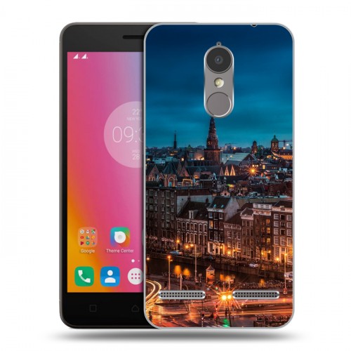 Дизайнерский силиконовый чехол для Lenovo K6 амстердам