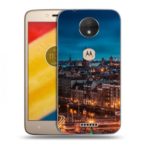 Дизайнерский пластиковый чехол для Motorola Moto C амстердам
