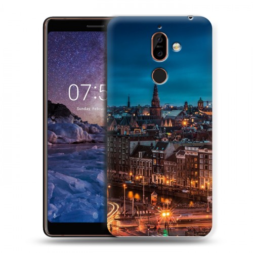 Дизайнерский пластиковый чехол для Nokia 7 Plus амстердам