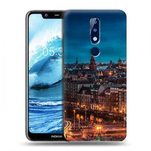 Дизайнерский пластиковый чехол для Nokia 5.1 Plus амстердам