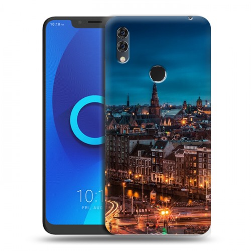 Дизайнерский силиконовый чехол для Alcatel 5V амстердам