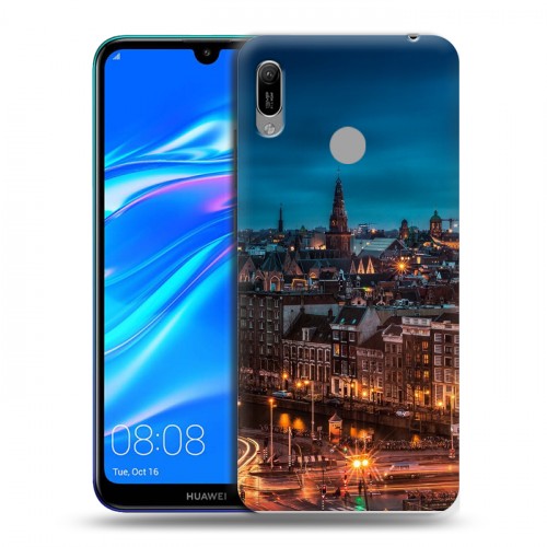 Дизайнерский пластиковый чехол для Huawei Y6 (2019) амстердам